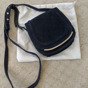 BCBGeneration Suede Saddle Bag